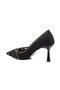 129-1750 Black Women's Heeled Shoes - 3