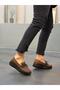 Mink Leather Laser Bow Women's Casual Shoes - 3