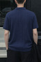 Striped Men's Knitwear Shirt Collar Cardigan Summer Comfortable Fit - 3