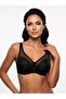 Women's Tulle Detailed Lj Ultra Soft C Cup Gathering Bra