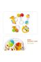 - Baby Rattle Toy 5Pc Gift Set With Sensory Ball - Red/Yellow - 4