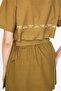 Vaha Collection Belt Buckle Detailed Oil Green 5 Piece Semi-Closed Swimsuit Set 6022 - 2