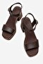 Women's Single-Heel Sandals Brown - 5