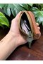 Rolax Leather Powder Retro Mini Hand Wallet for Women Money Portfolio Women's Wallet Fashion Small Wallet - 3