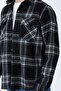 Men's Long Sleeve Double Pocket Lumberjack Shirt Black - 508 - 2