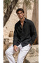 Men's Half Oversize Muslin Shirt