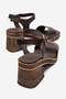 Women's Single-Heel Sandals Brown - 4