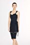 Vaha Collection 3 Piece Semi-Closed Swimsuit Set with Black Jumpsuit and Skirt 5080 - 5