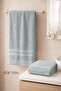 2 Piece Bath Towel Set Sude 70X140 + 50X85 cm - 2