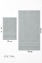 2 Piece Bath Towel Set Sude 70X140 + 50X85 cm - 5