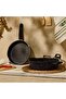 Kitchen Black Force 3-Piece Cookware Set - Black - 26 cm + 26 cm - 2