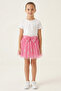 Glittery Snowflake Printed Girls' Tutu Skirt - 26Y 1721