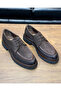 Casual Bitter Brown Leather Shoes (Nubuck)