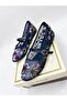Embroidered Ballet Flats New Season Model - 3