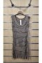 Italian Short Layered Silk Dress Slim Fit