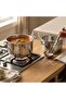 Kitchen Pure Steel 6 Piece Steel Cookware Set