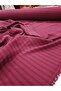 Dusty Rose Striped Woven Fabric – Soft Textured, Slightly Shiny, Suitable for Dresses & Tunics 150 cm Wide - 3