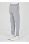 Gray Men's Slim Fit Sweatpants with Elastic Cuffs, Casual Sports Pants with Side Pockets