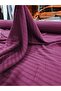 Dusty Rose Striped Woven Fabric – Soft Textured, Slightly Shiny, Suitable for Dresses & Tunics 150 cm Wide