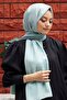 Gradient Pattern Çağla-Taş Soft Cotton Shawl