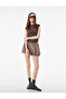 Drawstring Boat Neck Slim Fit Wrinkled Sleeveless Blouse - 2