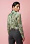 My Fashion Floral Patterned Buttoned Shirt - 4