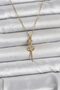 316L Steel Chain Gold Color Sword Model Women's Necklace -