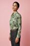 My Fashion Floral Patterned Buttoned Shirt - 3