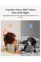 4MP 2K Indoor Camera E1, Plug-in Wireless WiFi 6 Security Camera, 360 Degree Pet Camera with - 2