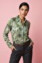 My Fashion Floral Patterned Buttoned Shirt