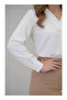بلوزة بقصة مريحة وأكمام طويلة ,بلوزة أنيقة وعصرية - 4