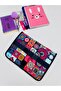 Tablet/Book/Laptop Bag 14 Inch - Colorful Mandala Pattern/ Navy Blue - 2