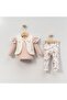 Baby Girl Suit with Plush Vest - 2