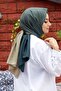 Gradient Pattern Anthracite-Gold Soft Cotton Shawl - 3