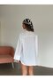 Hidden button shirt - white - 4