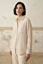 My Fashion Striped Linen Buttoned Shirt - 3