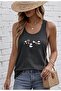 Women's Round Neck T-Shirt with Mini Pandas Print