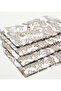 cotton 43x43cm White/Silver Napkin - 3