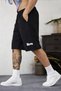 Men's Black Shorts – Above Knee, Modern Fit, 20/150 Regenerated Fabric, Casual & Sports Shorts - 3