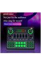 Sound Card V9, Live Broadcast Sound Card, External Stereo Audio Mixer Broadcast Metal Frosted Body E - 3
