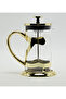 Glass 15x13cm Gold French Press - 2