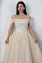 Heart Collar Tulle Dress with Gloplu Bal208 - 3