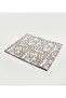 cotton 33x120cm White/Silver Table Runner - 3