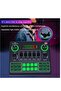 Sound Card V9, Live Broadcast Sound Card, External Stereo Audio Mixer Broadcast Metal Frosted Body E - 2