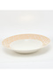 New Bone China 21x2cm White/Gold Soup Plate