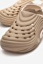 Straw Patterned Sabo Men's Slippers Sand Ecru - 3