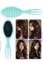 Magical Curl Hair Brush Oval Curl Comb Curly Hair Comb Hair Styling Comb Miraculous Comb Hair Brush and Comb - 2