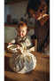 Organic Cotton Baby Diaper Bag |   Natural, Unbleached, Yogurt & Cheese Making - 4