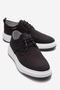 Men's Linen Shoes; Black Linen