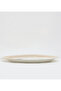 New Bone China 31x2cm White/Gold Platter - 3